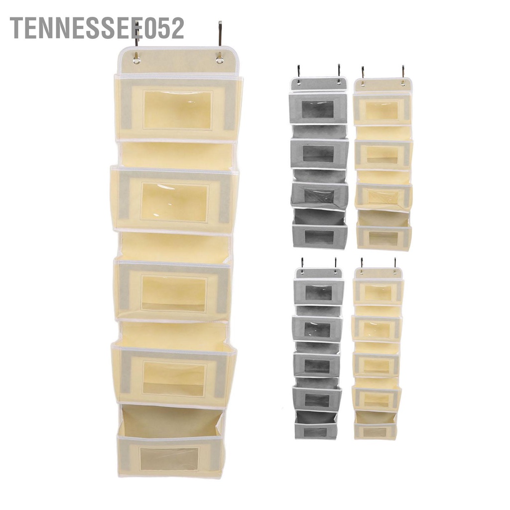 [Hàng Sẵn] Túi Đựng Đồ Treo Cánh Cửa Sau Bằng Vải Không Dệt Có 2 Móc Chịu Lực Tốt Tiện Dụng【Tennessee052】