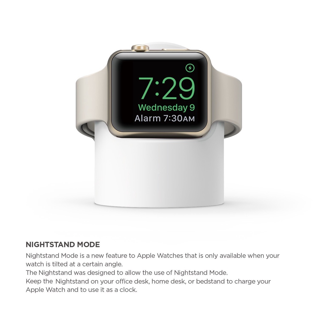 Giá Đỡ Đồng Hồ Thông Minh Apple Watch Bằng Silicon Tiện Dụng