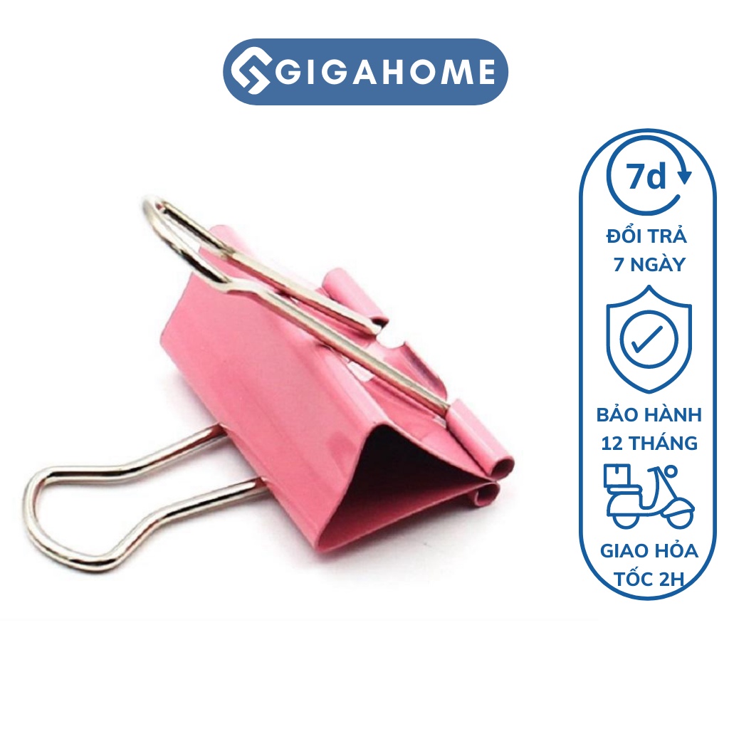 Hộp Kẹp Bướm Kẹp Tài Liệu, Giấy Tờ GIGAHOME 32mm Cho Văn Phòng, Học Sinh 8238