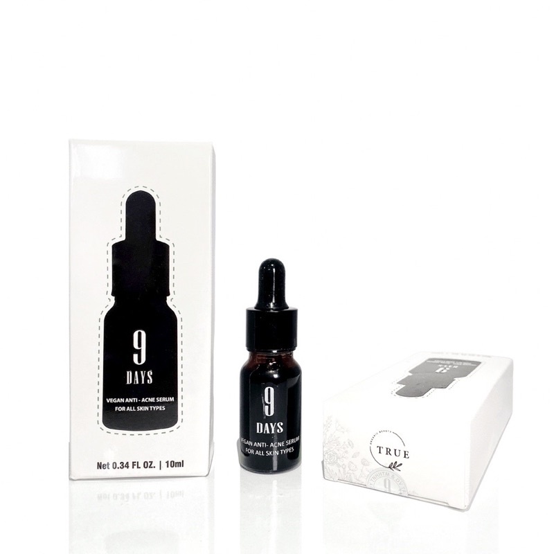 (chính hãng - 10ml) Serum ngăn ngừa mụn và thâm , se khít lỗ chân lông giúp da sáng mịn 9DAYS SKIN