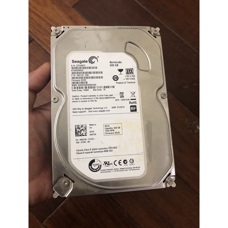 Ổ cứng Seagate 500G dùng tốt