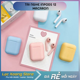 Tai nghe bluetooth Inpods 12 nhiều màu cảm ứng vân tay (nghe êm lắm luôn)