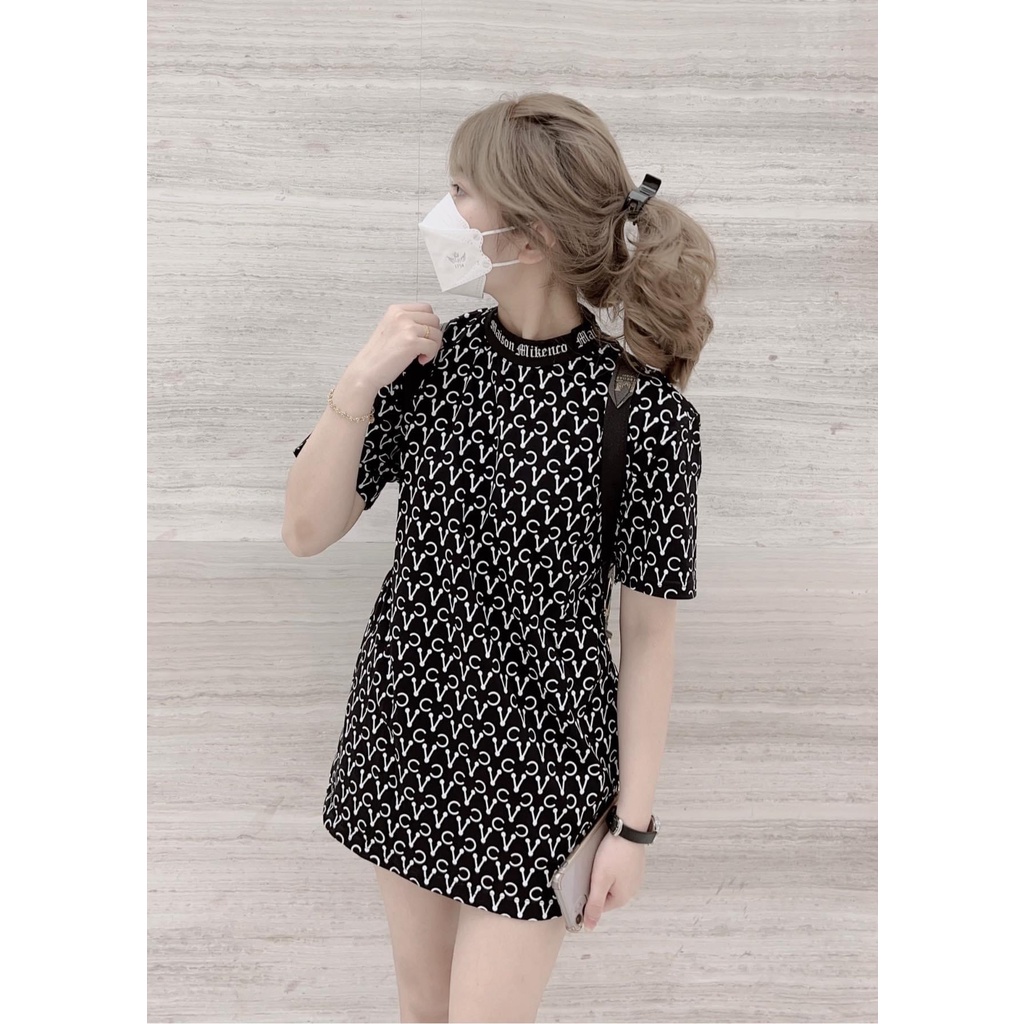 Áo phông chữ from rộng nam nữ đều mặc được Áo thun nữ tay lỡ