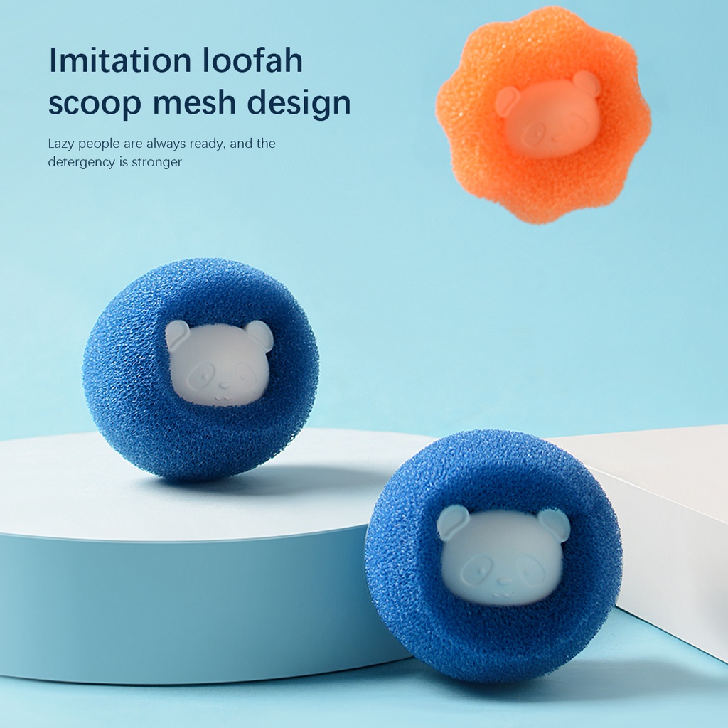 Bộ 3 quả bóng giặt quần áo JUJIAJIA chống làm hỏng trang phục chất lượng cao tiện lợi