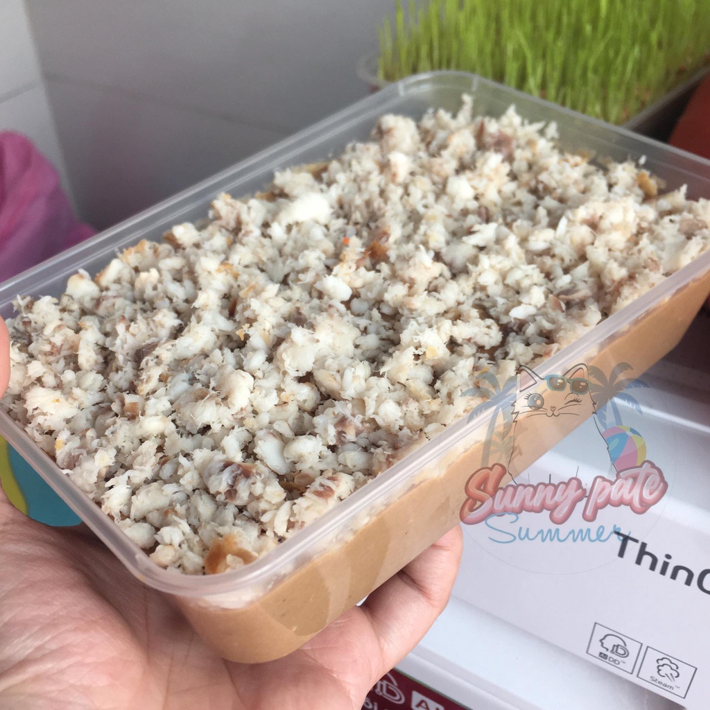 Pate cho mèo bị nấm viêm da - pate tươi dinh dưỡng giao Now/GRab - Pate tươi Sunny