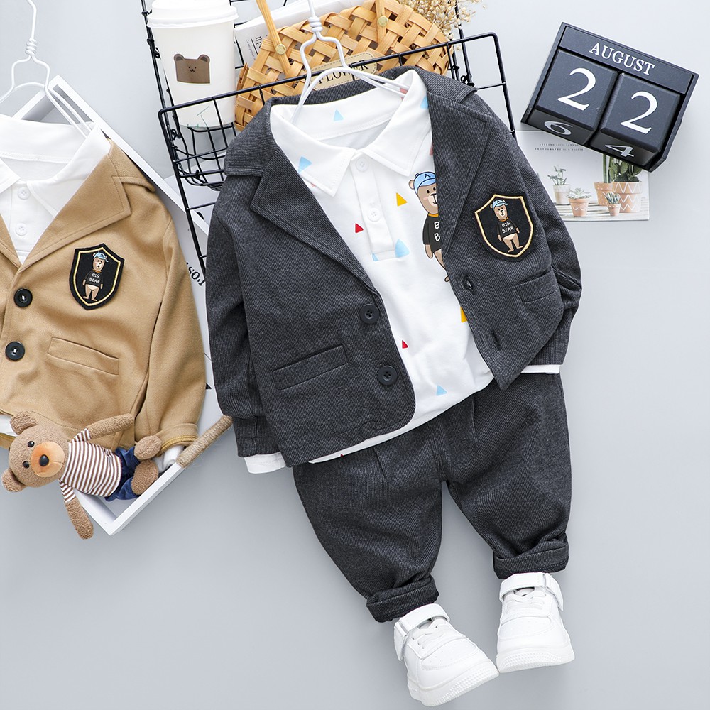 Bộ véc bé trai (gồm 3 thứ) size 6 tháng đến 4 tuổi (size 73/110) (ảnh chụp thật) (Hàng oder chuẩn hình 100%) 050820