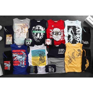 Bộ cotton sát nách bé trai size đại 25-60kg