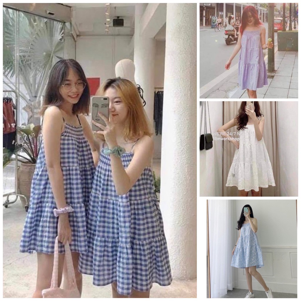 ĐẦM DÂY BABYDOLL 3 MÀU MINO DRESS