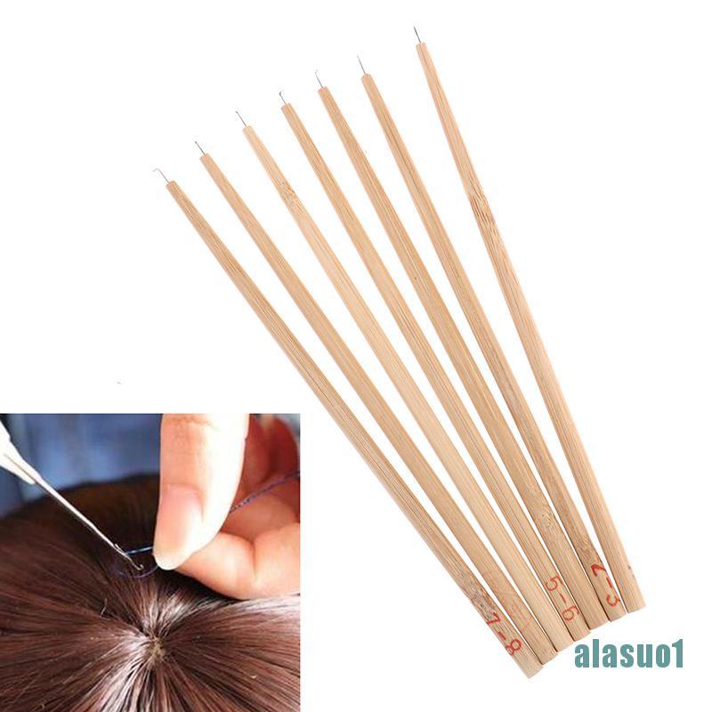 Bộ Tóc Giả Phối Lưới Và Móc Bằng Gỗ Alasuo1