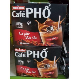 Cà phê Phố sữa đá 10 gói /hộp