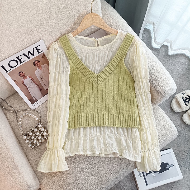 Áo Sơ Mi Voan Dài Tay Thời Trang Mùa Thu Dành Cho Nữ