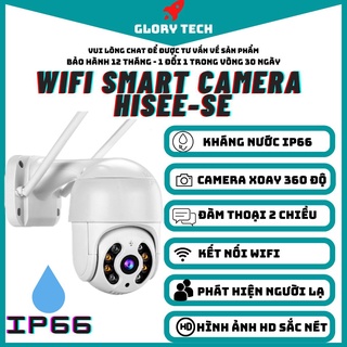 Camera Wifi Hisee-Se Thông Minh- Camera Gia Đình Chống trộm 360 Độ Đàm Thoại 2 Chiều| Kết nối Wifi