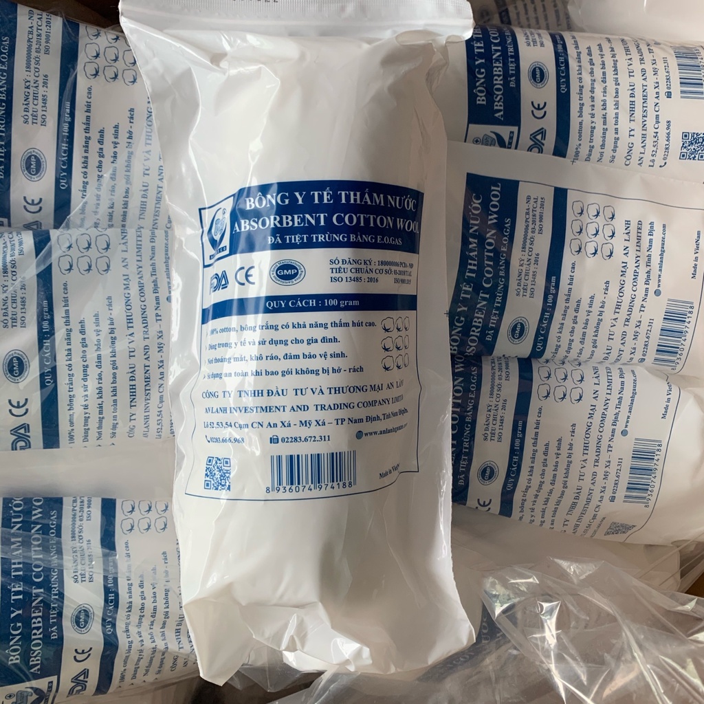 Bông Cuộn Y Tế 1kg Dùng Trong Phun Xam Thấm Hút Nước Nhanh DCPX
