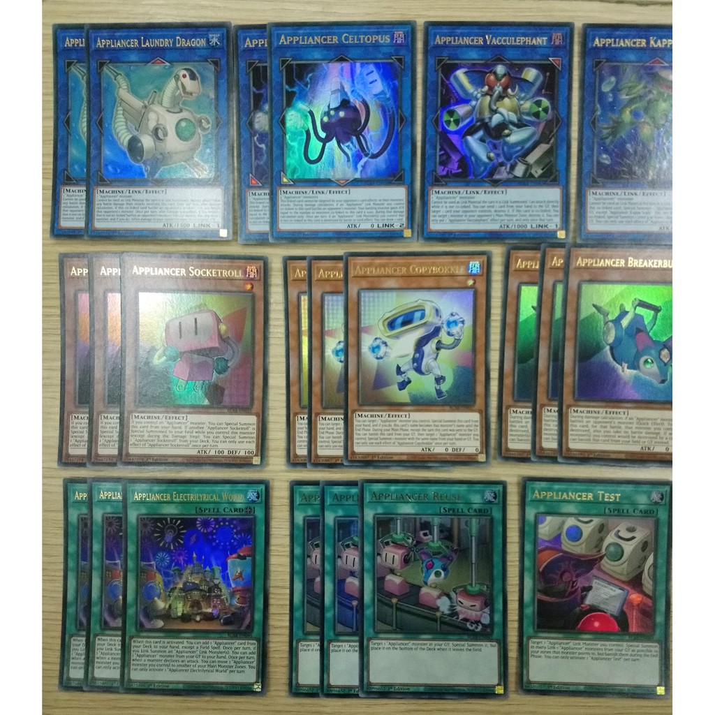 Yugioh - Bộ Bài Appliancer Đầy Đủ Extra - Rất Mạnh Và Ổn Định Cho Các Bài Thủ