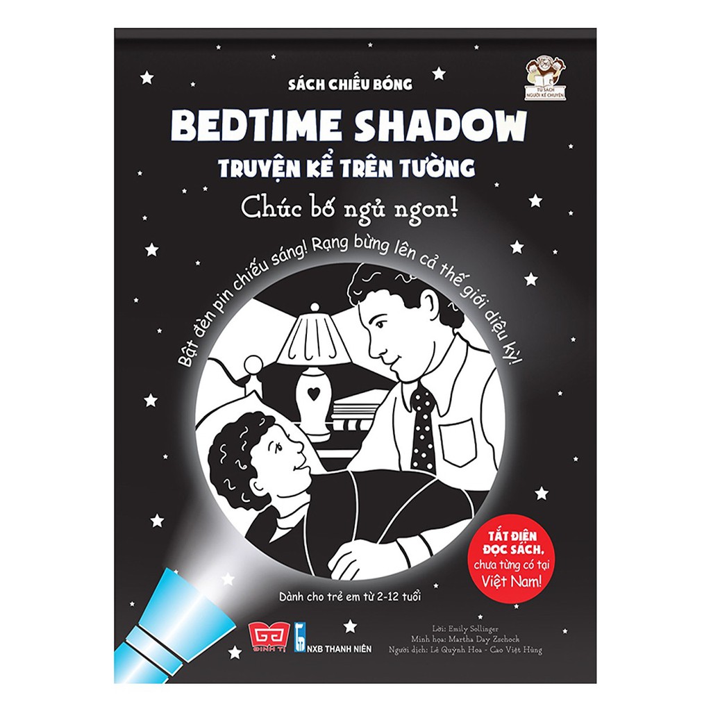 Sách - Sách Chiếu Bóng - Bedtime Shadow – Truyện Kể Trên Tường - Chúc Bố Ngủ Ngon!