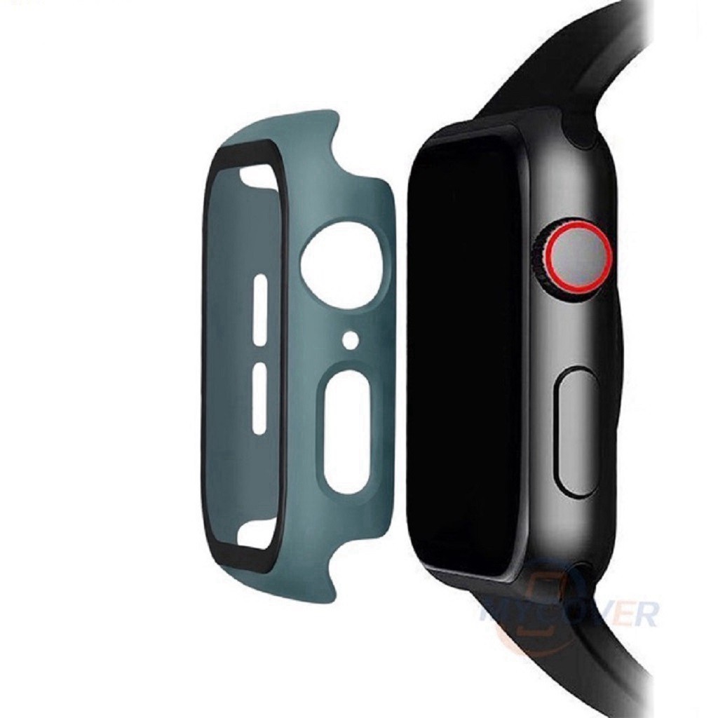 Ốp Apple Watch 🤖 FREESHIP 🤖 Ốp Cường Lực Full Màn Apple Watch 2 In 1 Bảo Vệ Màn hình + Body