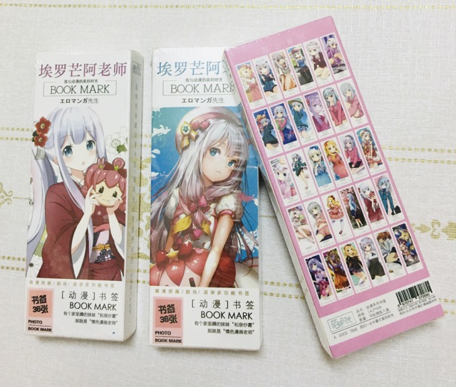 Bộ 36 ảnh bookmark anime sagiri , đánh dấu trang anime sagiri