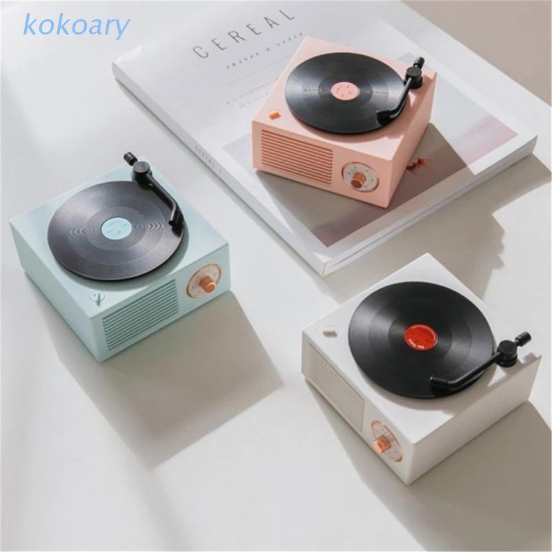 Máy Nghe Nhạc Đĩa Than Cổ Điển Kết Nối Bluetooth Hỗ Trợ Aux Tf Usb