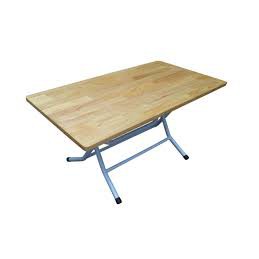 [FREESHIP EXTRA] bàn gỗ cao su 50x70 cao 50 cm