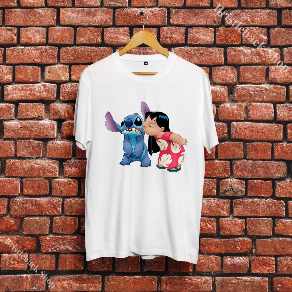 Áo Phông Lilo and Stitch Unisex đẹp cực chất ngắn tay cute dễ thương P19LAS013