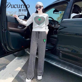 Set Thu Đông quần caro siêu hot