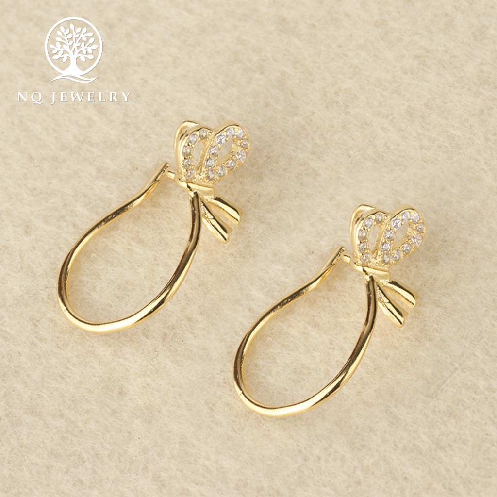 Khoen bạc hình nơ - NQ Jewelry