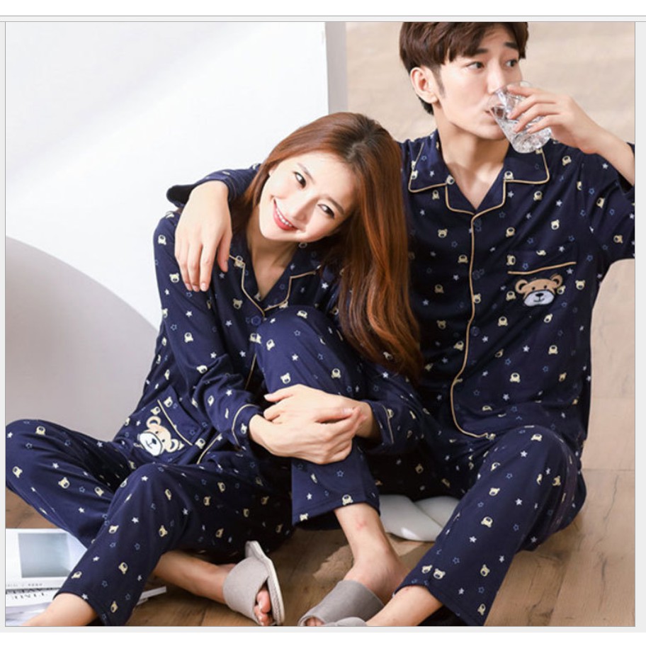 Bộ đồ ngủ pyjama nam 2018 Hàn Quốc cao cấp 109