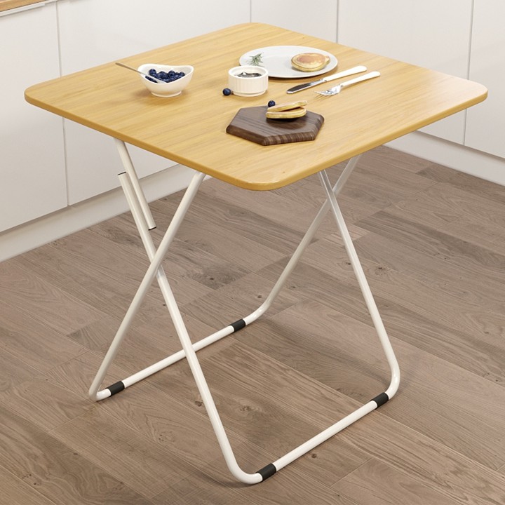 Bàn trà cafe siêu tiện lợi, Bàn ăn gấp gọn thông minh cỡ 60*60*71cm