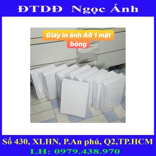 NaShop - Giấy in ảnh A6 1 mặt bóng SL 100 tờ DL-230G, văn phòng phẩm (VPP)