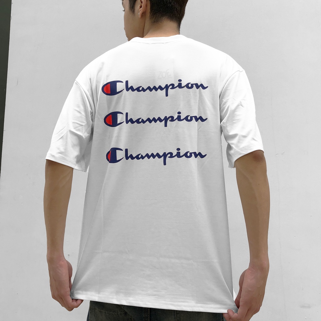 Áo thun CHAMPION, áo phông tay lỡ nam nữ unisex, ZOEclothing