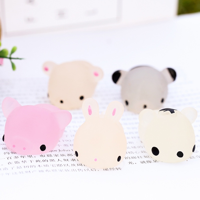 [HÀNG CÓ SẴN] Đồ Chơi Squishy Mochi Dẻo Hình Thú Dễ Thương