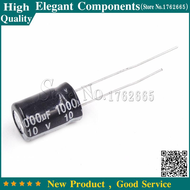 Set 50 tụ điện nhôm 10v 1000uf 1000uf 10v kích thước 8 * 12mm 10 v / 1