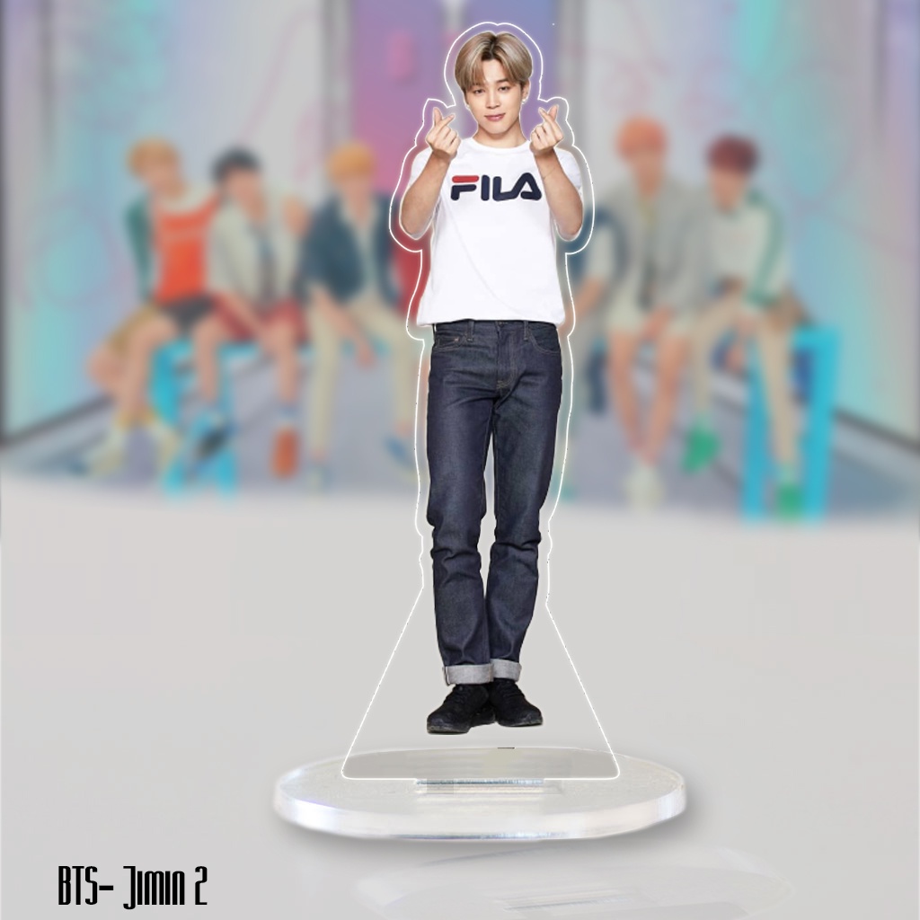 Standee mô hình các nhân vật BTS Jungkook, V, Suga,RM...,mô hình acrylic trang trí