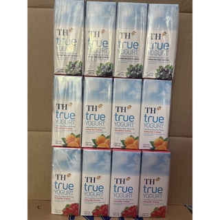 Lốc 4 hộp 180ml*4 hộp sữa chua uống TH true yogurt 180ml vị dâu/ cam/ việt quất