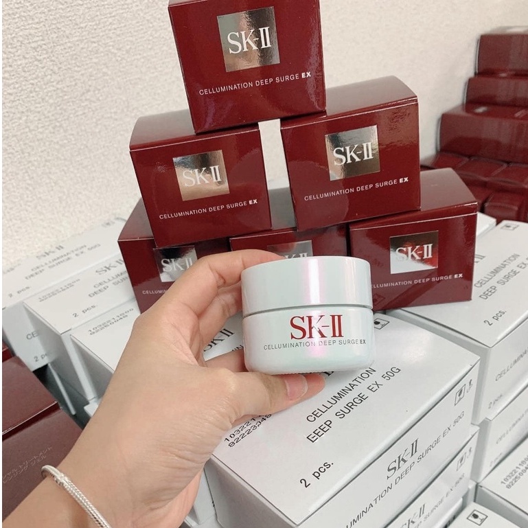 Kem dưỡng trắng da SKII Cellumination Deep Surge EX 50g trắng hồng tự nhiên