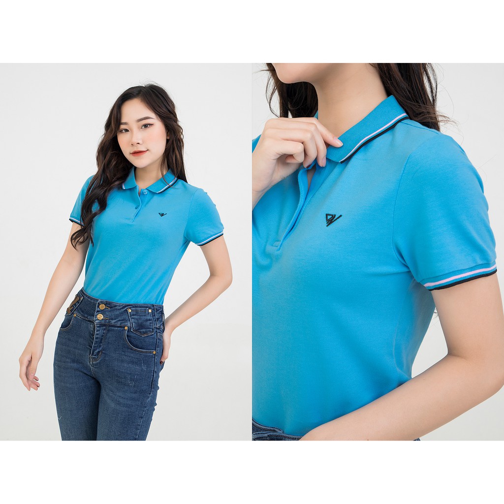 Áo thun polo nữ có cổ ngắn tay chất cotton thông thoáng bền đẹp Darnell DN13