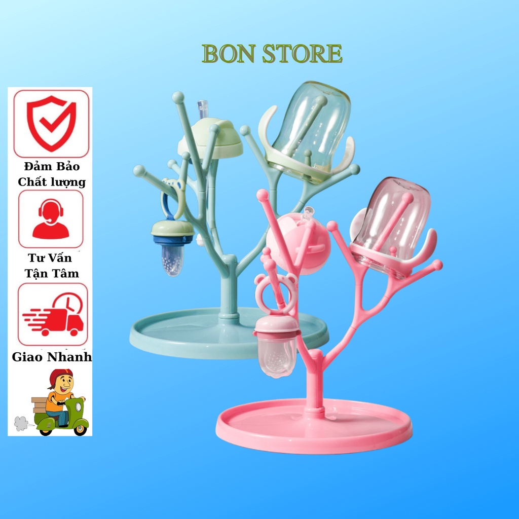 Gía úp bình sữa, núm ti cho bé an toàn có thể tháo rời