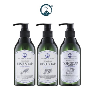 Combo 3 chai nước rửa chén tinh dầu cao cấp hương Sả chanh + Sả Bưởi + Sả Cam PK 300ml