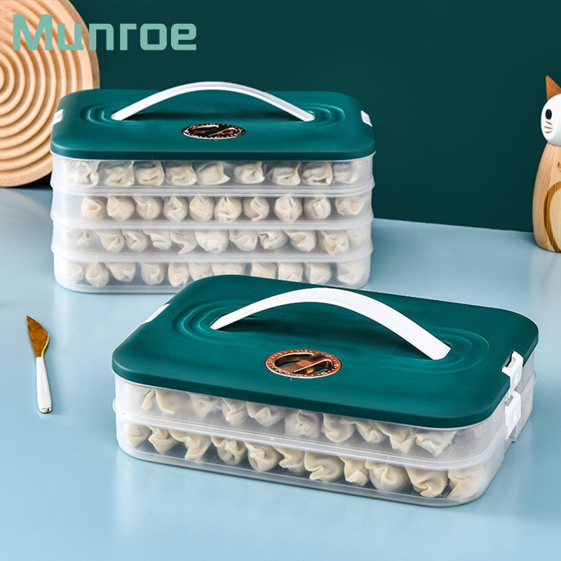 Hộp Đựng Bánh Bao Đông Lạnh Nhiều Tầng Sức Chứa Lớn Có Nắp Đậy Ốp