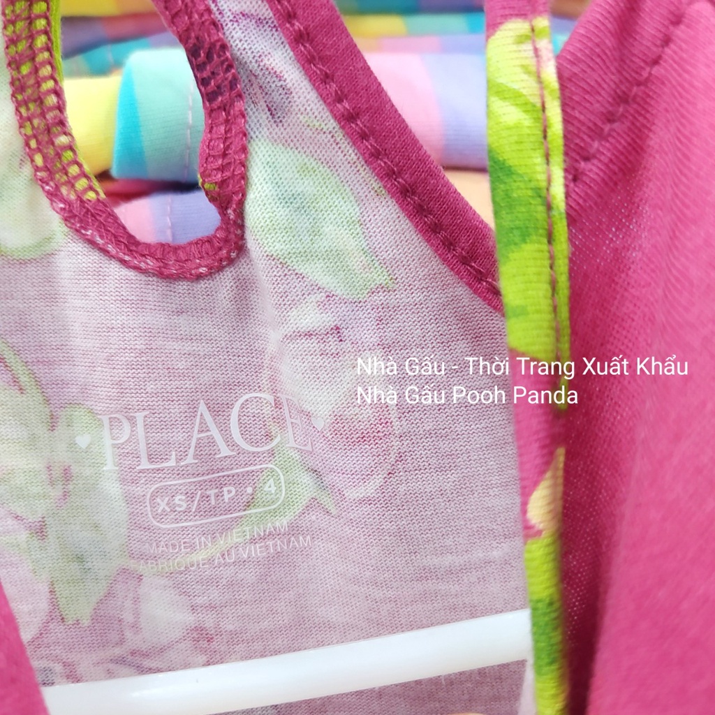 Đầm hai dây đỏ đô bé gái BG2256