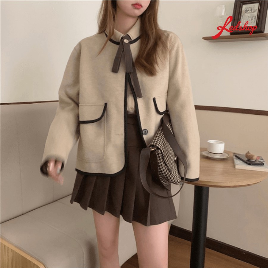Chân váy xếp ly túi trước BREW28202 Redshop Official Store | BigBuy360 - bigbuy360.vn