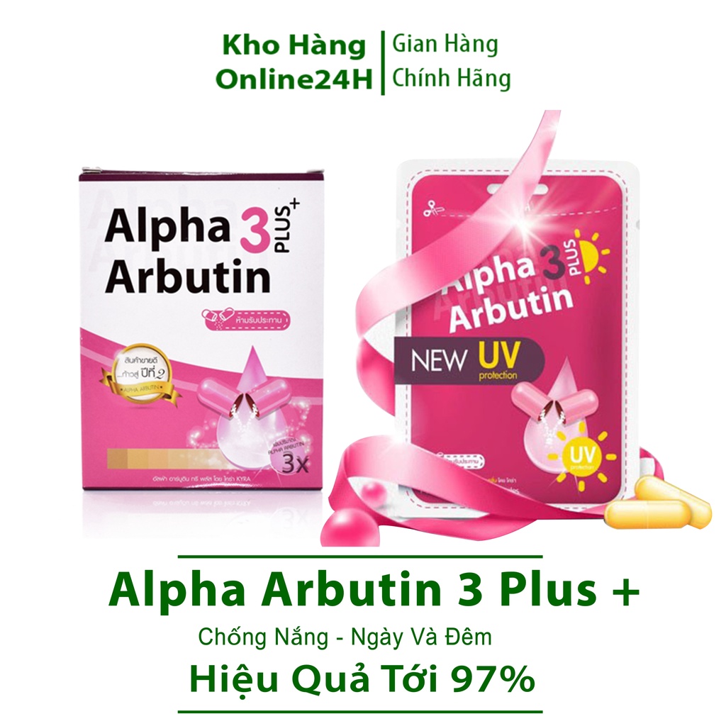 Viên Bột Kích Trắng ALPHA ARBUTIN 3 Plus