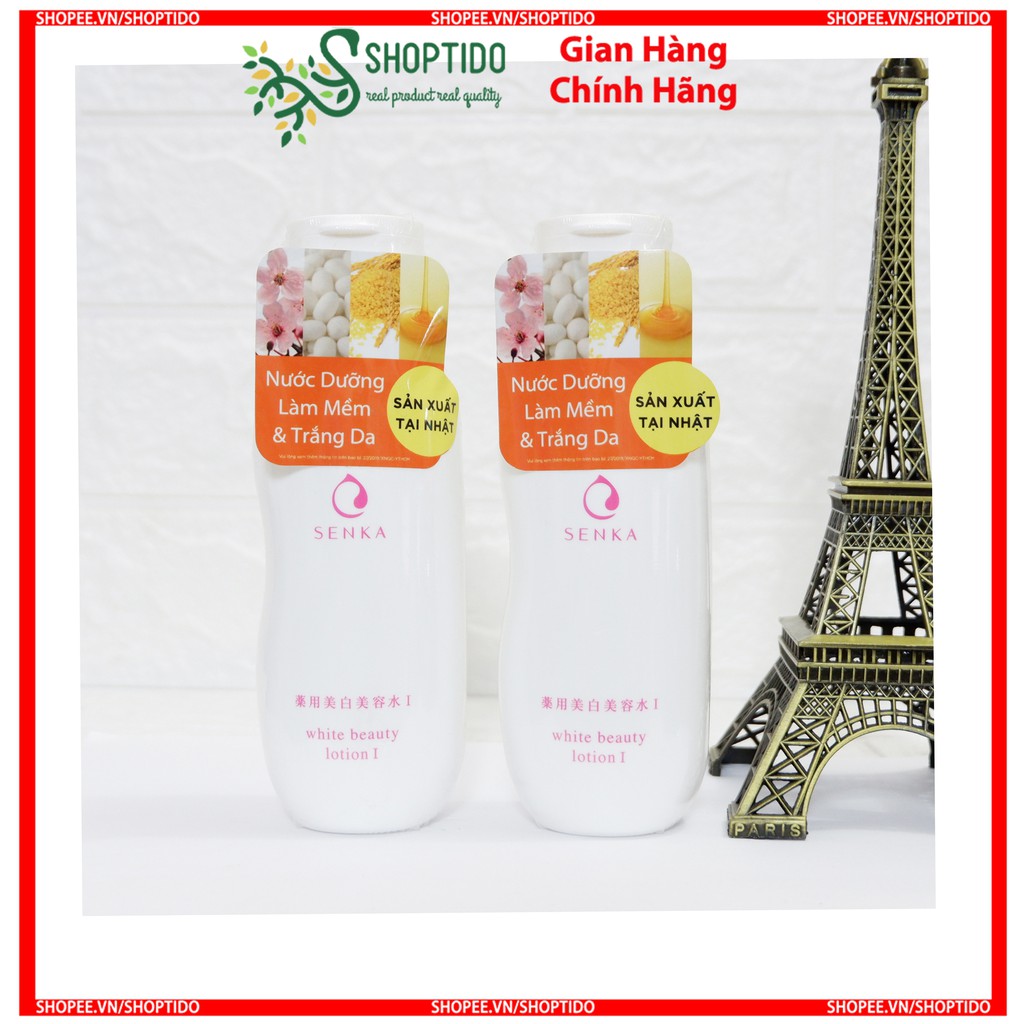 Nước dưỡng làm mềm và trắng da Senka White Beauty Lotion I 200ml