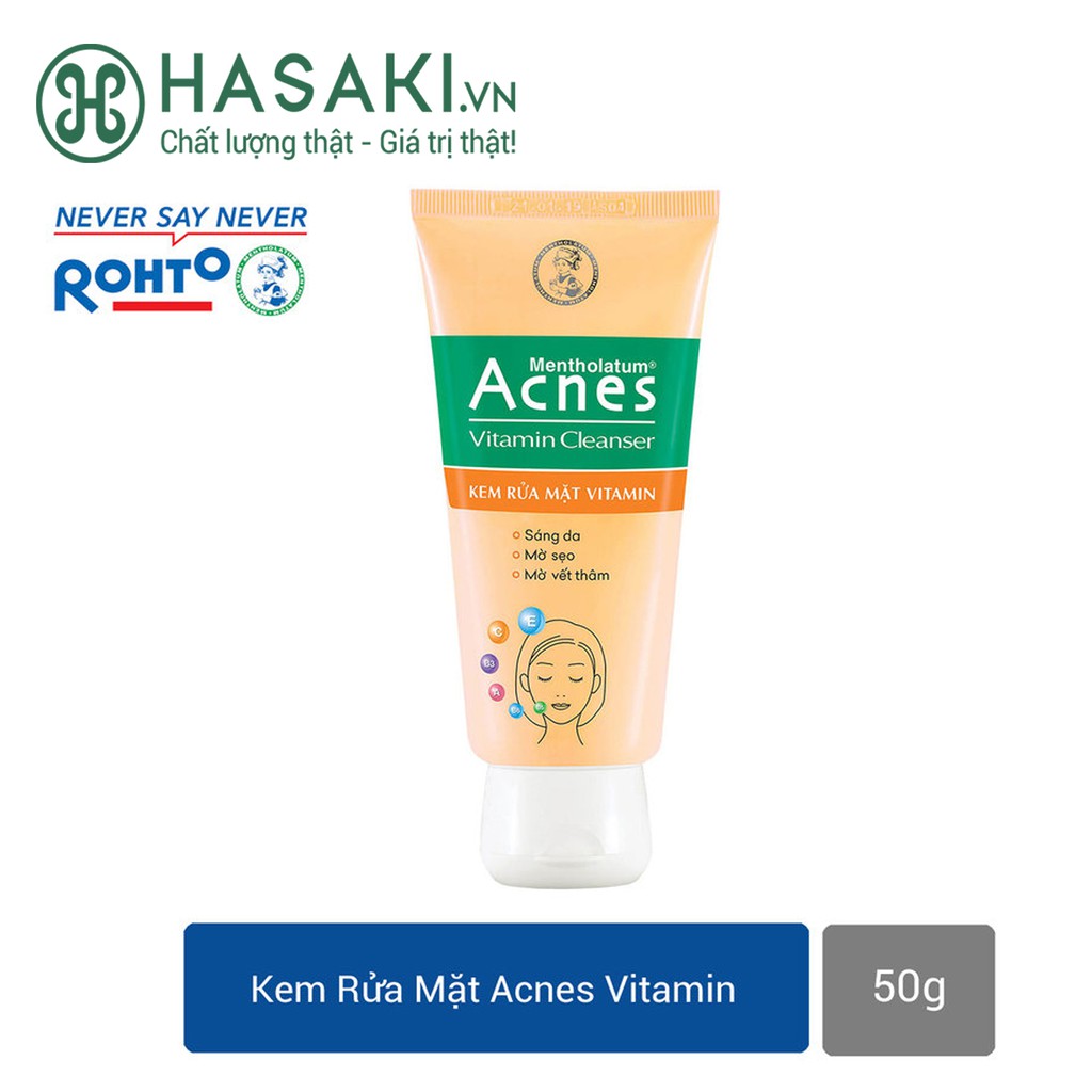 Kem Rửa Mặt Acnes Vitamin Cleanser