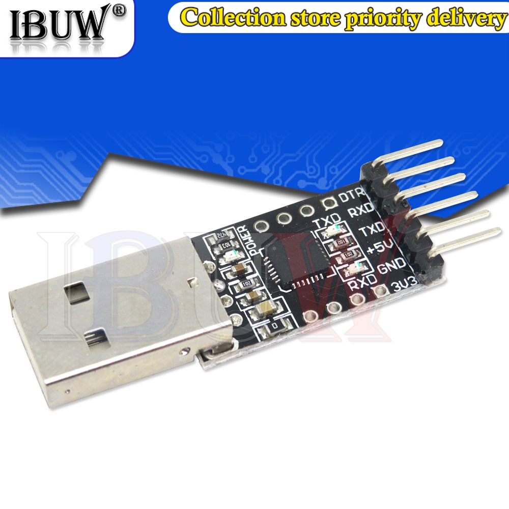 1 Mạch Chuyển Đổi CP2102 USB 2.0 Sang TTL UART 6Pin STC FT232 3.3V/5V