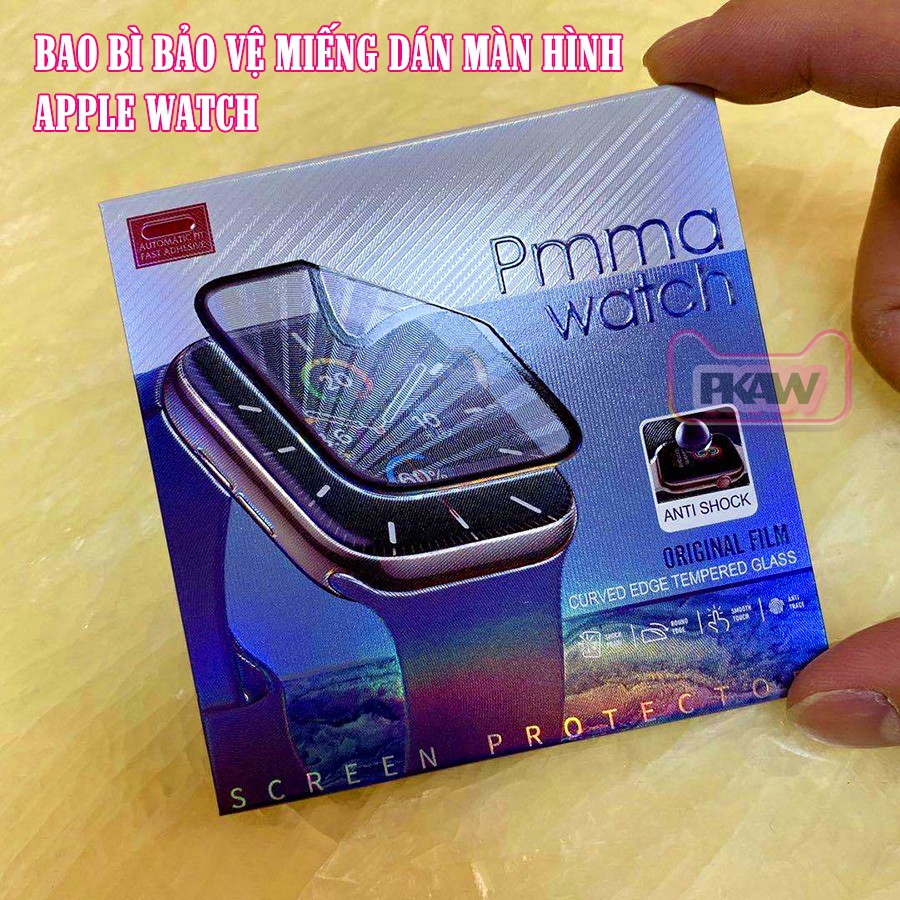 Dây Đeo liền ốp cho Apple Watch 7/6/5/4/3/2/1 size 38/40/41/42/44/45mm Nylon rằn ri _Xám Trắng