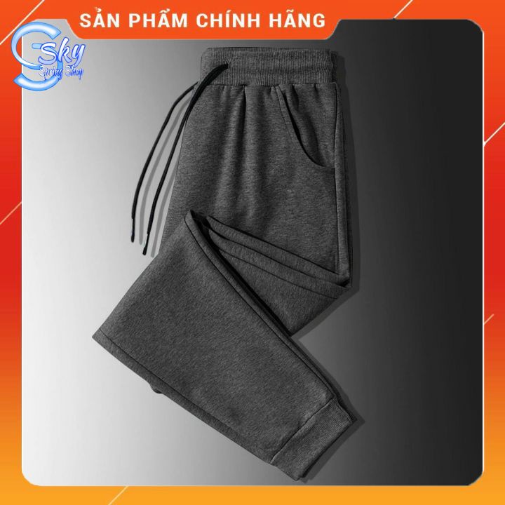 QUẦN JOKER TRƠN NAM NỮ UNISEX- PHONG CÁCH,CHẤT NỈ BÔNG DÀY DẶN CAO CẤP
