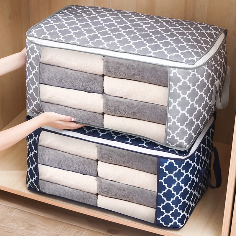 Túi đựng quần áo chăn màn ga gối, túi để đồ dùng cỡ lớn vải chống ẩm mốc