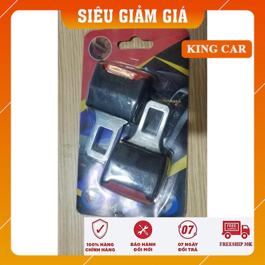 Cặp chốt cắm móc đai an toàn, đầu khóa chốt cắm móc dây an toàn xe ô tô - Shop KingCar