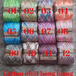 Cotton nhật bóng loang